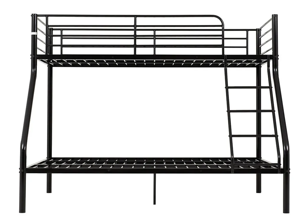 Seconique Seconique Tandi 3ft plus 4ft6 Black Metal Bunk Bed Frame