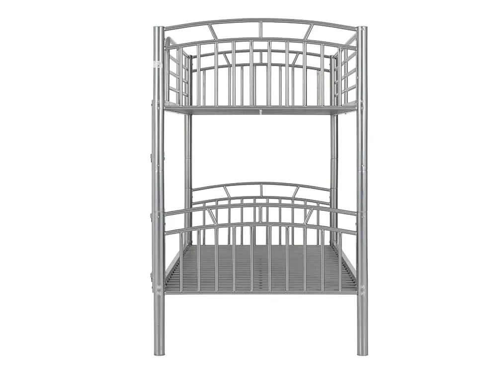 Seconique Seconique Ventura Silver Metal Bunk Bed Frame