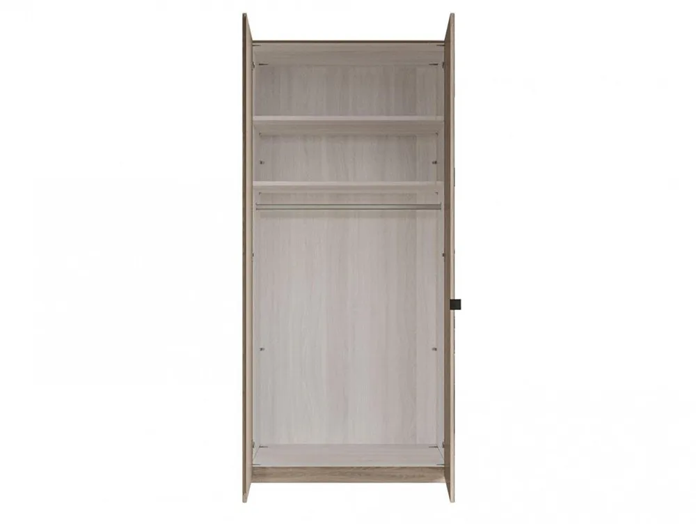 Slim on sale double wardrobe