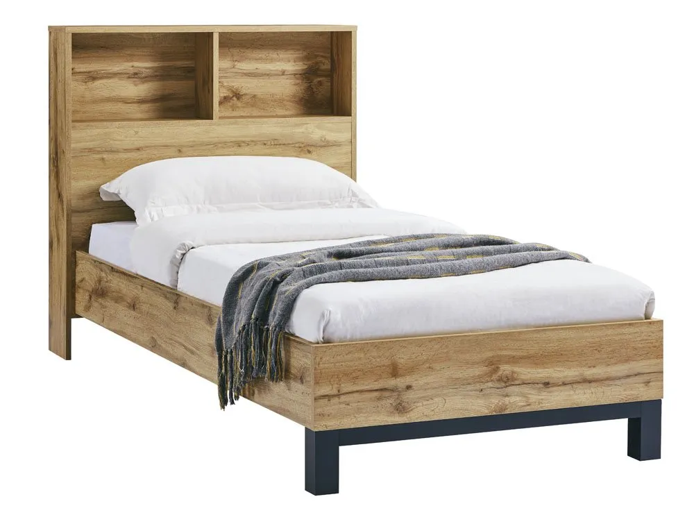 Julian Bowen Julian Bowen Bali Bookcase Oak Wooden Bed Frame