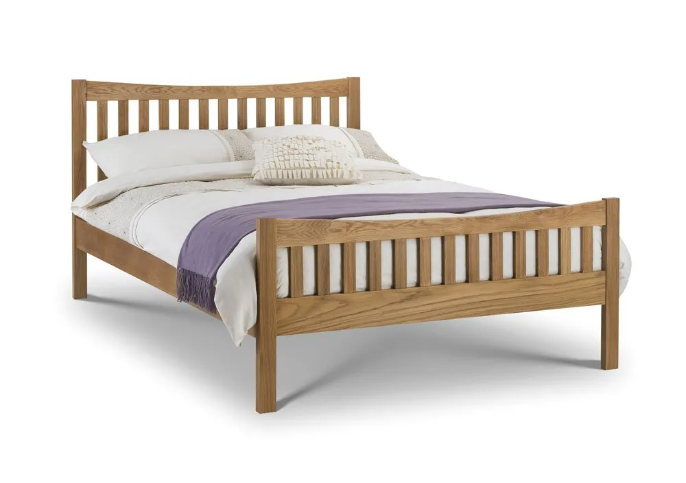 Julian Bowen Julian Bowen Bergamo Oak Wooden Bed Frame