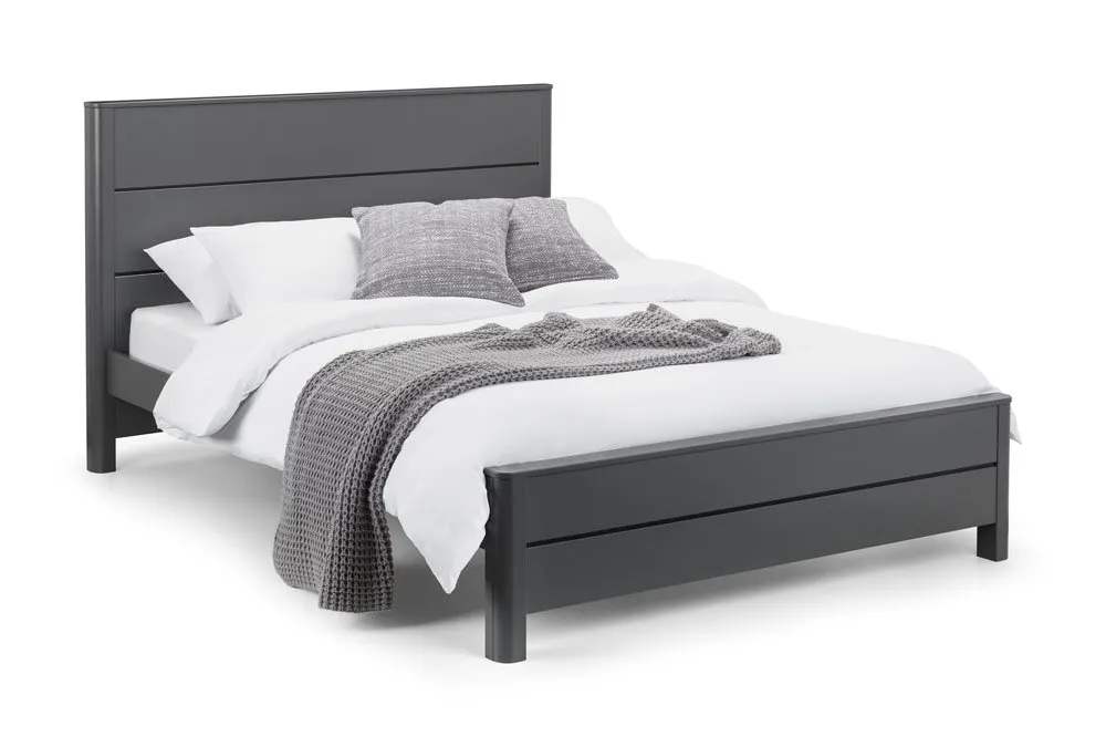Julian Bowen Julian Bowen Chloe Grey Wooden Bed Frame