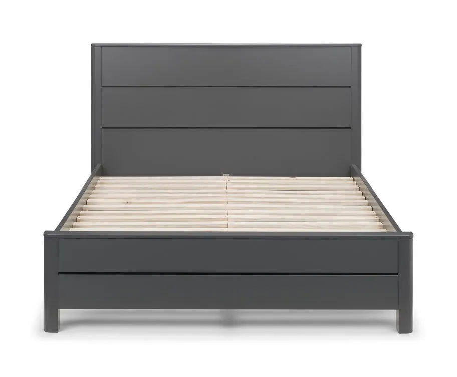 Julian Bowen Julian Bowen Chloe Grey Wooden Bed Frame