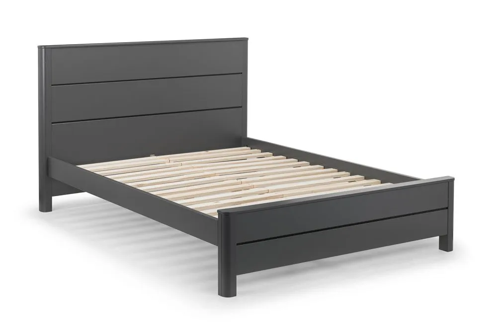 Julian Bowen Julian Bowen Chloe Grey Wooden Bed Frame
