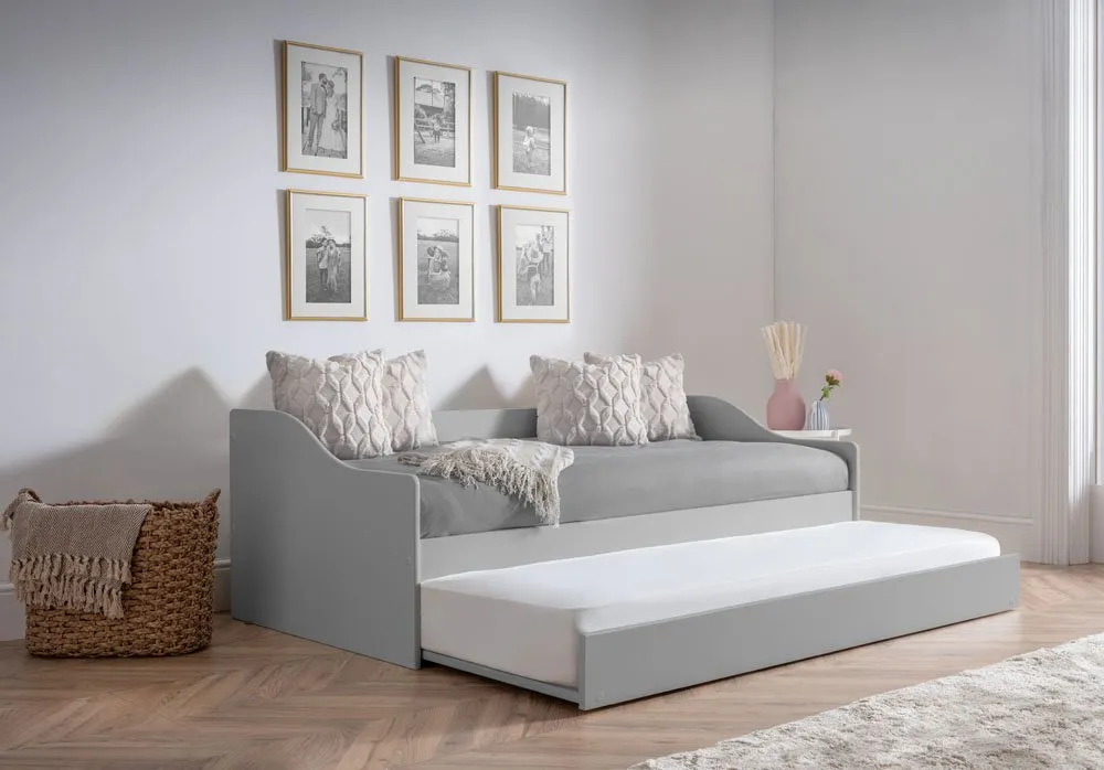 Julian Bowen Julian Bowen Elba Dove Grey Wooden Day Bed Frame