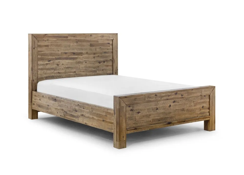 Julian Bowen Julian Bowen Hoxton Rustic 6ft Wooden Super King Size Bed Frame