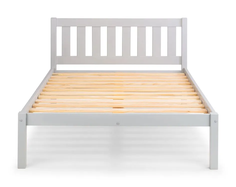 Julian Bowen Julian Bowen Luna 4ft6 Double Dove Grey Wooden Bed Frame