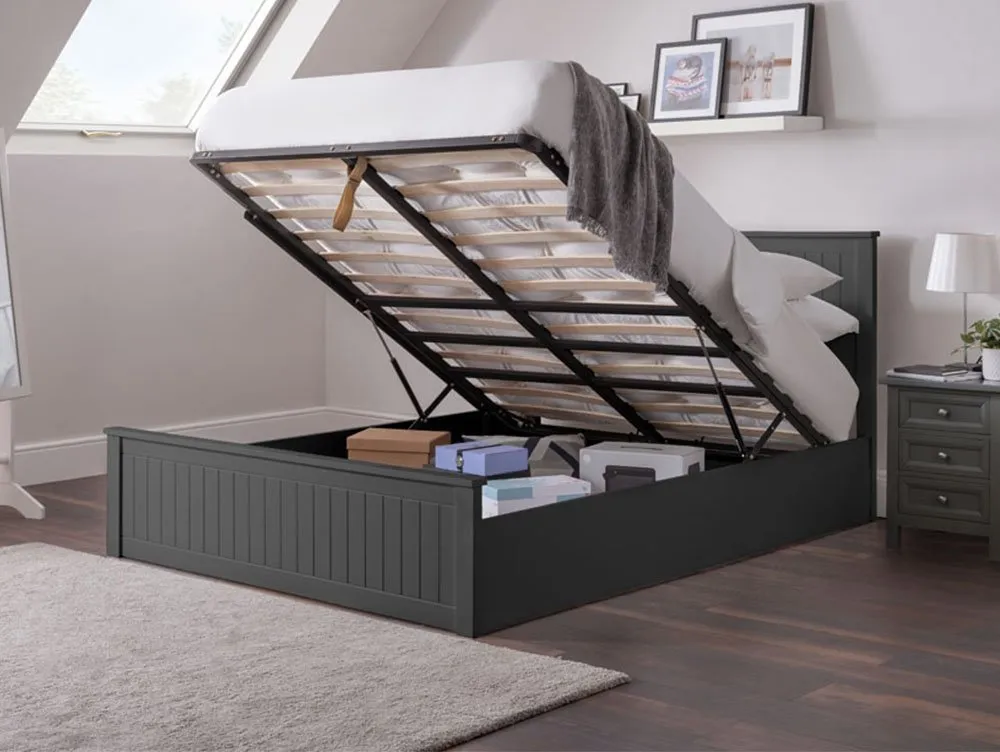 Julian Bowen Julian Bowen Maine Anthracite Wooden Ottoman Bed Frame
