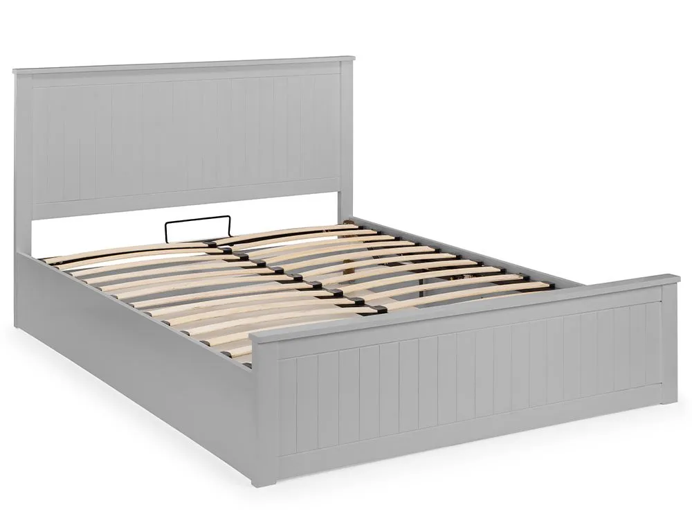 Julian Bowen Julian Bowen Maine Dove Grey Wooden Ottoman Bed Frame