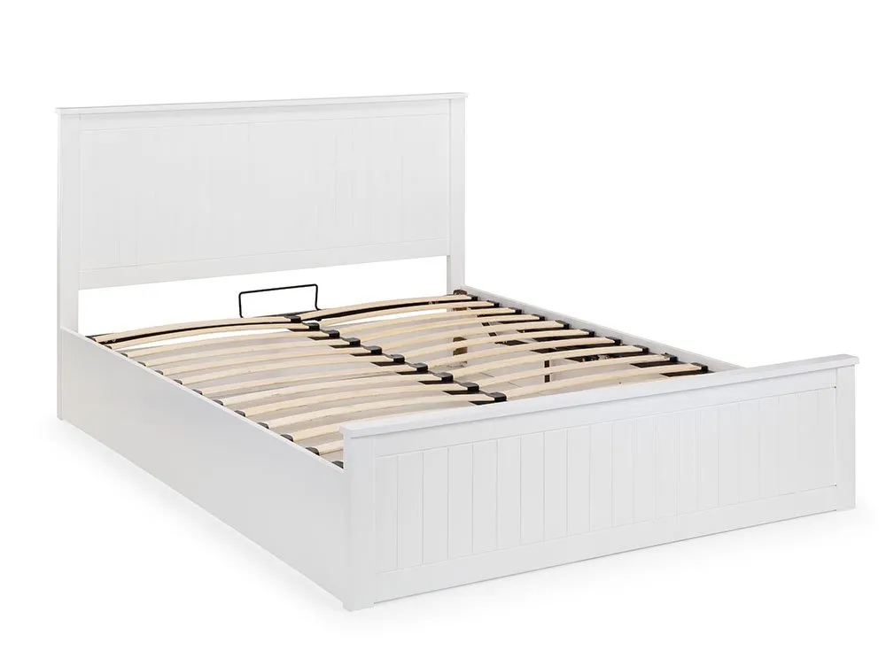 Julian Bowen Julian Bowen Maine 4ft6 Double Surf White Wooden Ottoman Bed Frame