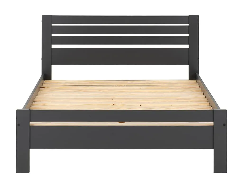 Seconique Seconique Toledo 4ft6 Double Grey Wooden Bed Frame