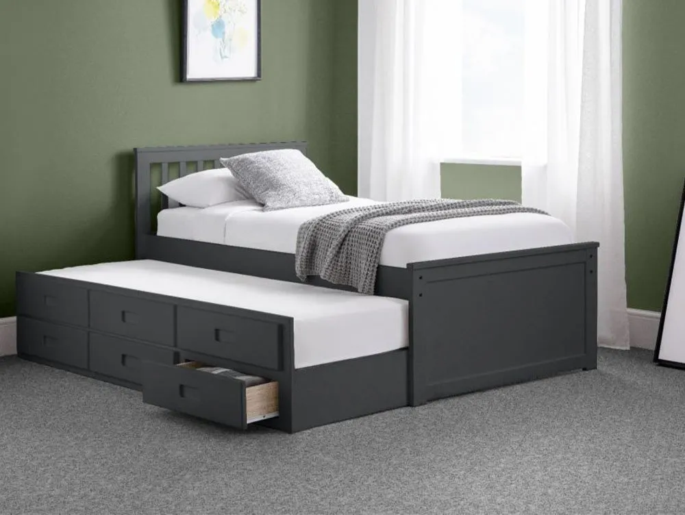 Julian Bowen Julian Bowen Maisie Anthracite Wooden Guest Bed Frame