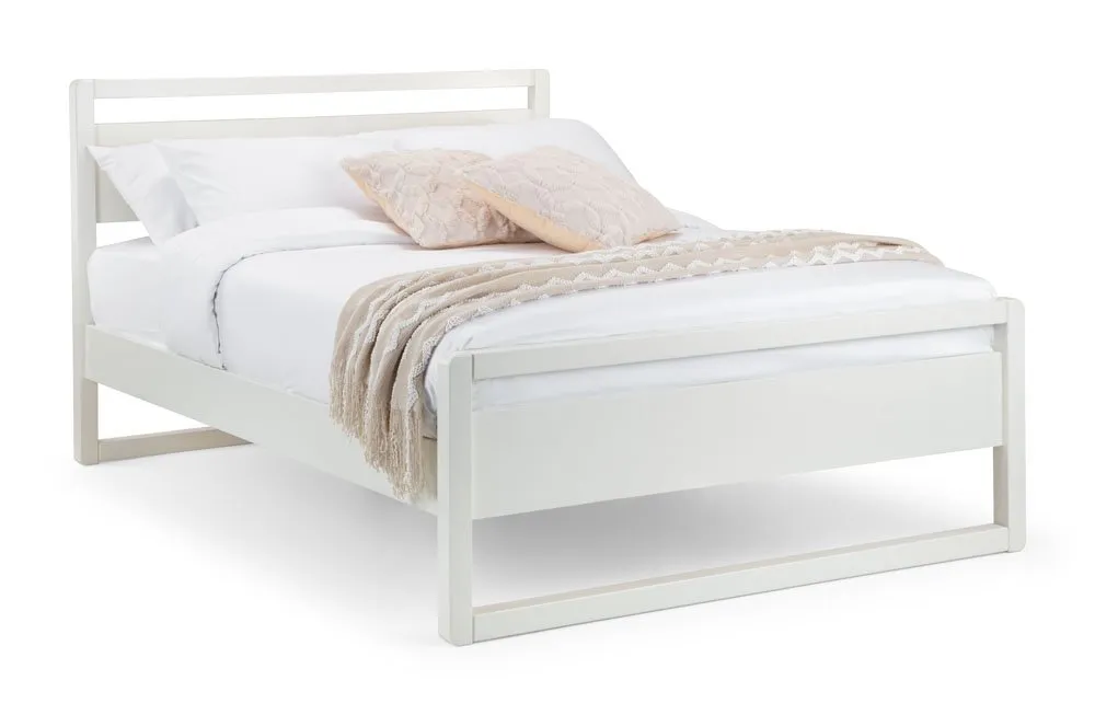 Julian Bowen Julian Bowen Venice Surf White Wooden Bed Frame