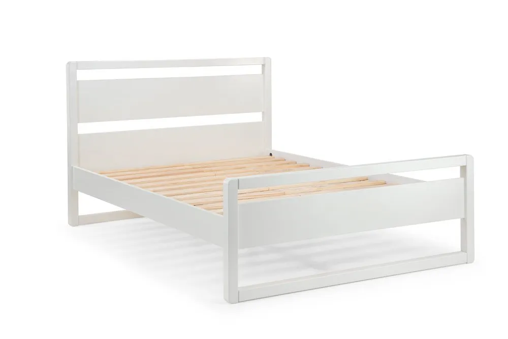 Julian Bowen Julian Bowen Venice Surf White Wooden Bed Frame