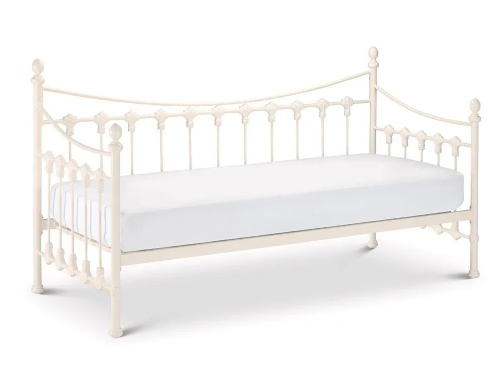 Julian Bowen Julian Bowen Versailles Ivory Metal Day Bed