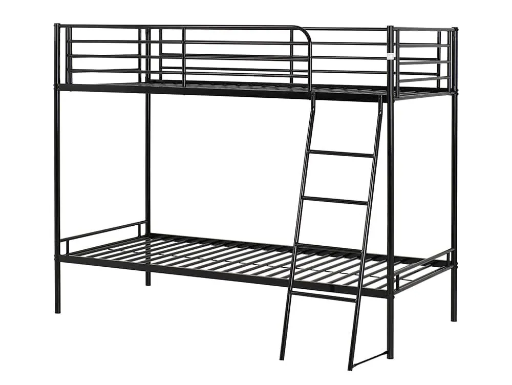 Seconique Seconique Brandon Black Metal Bunk Bed Frame