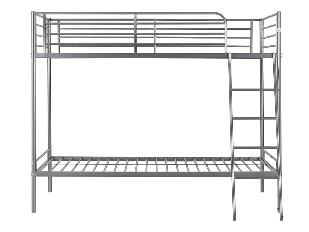Seconique Seconique Brandon Silver Metal Bunk Bed Frame