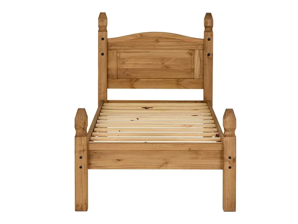 Seconique Seconique Corona Wax Pine Wooden Bed Frame (Low Footend)