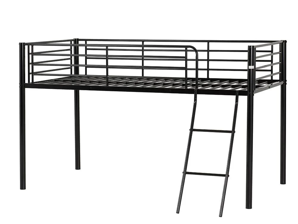 Seconique Seconique Kora Black Metal Mid Sleeper Bed Frame