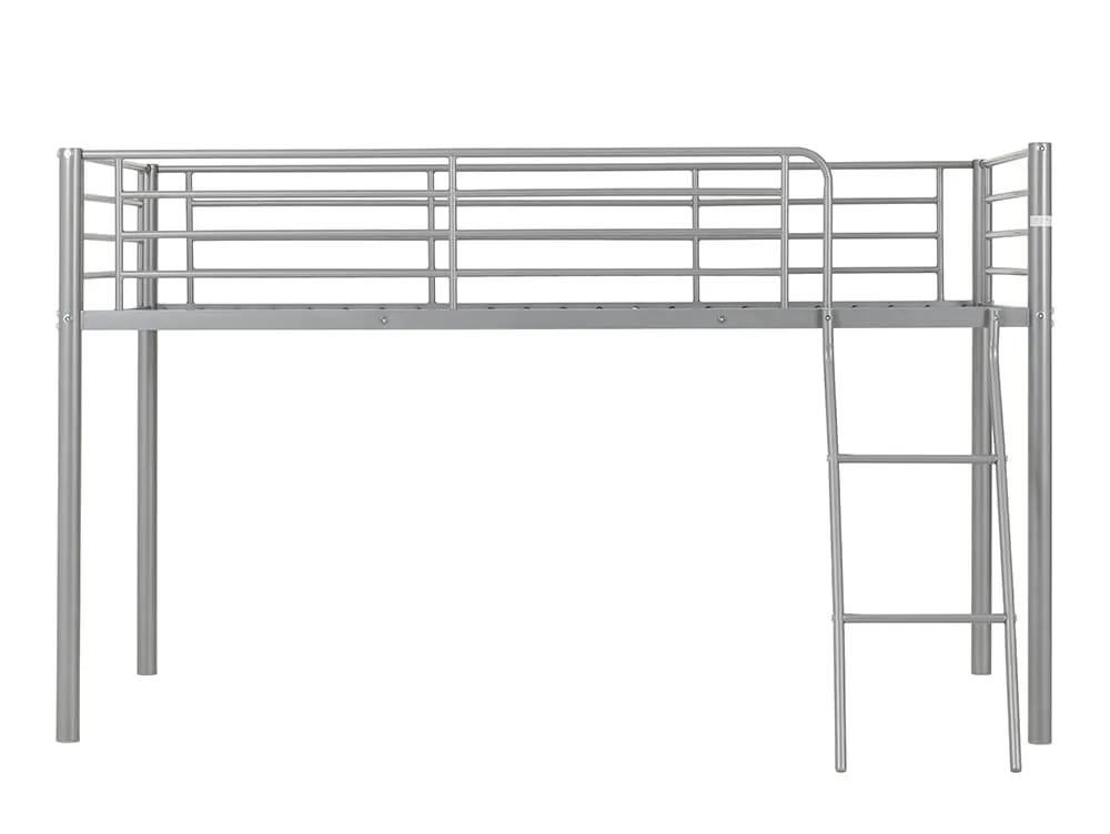 Seconique Seconique Kora Silver Metal Mid Sleeper Bed Frame