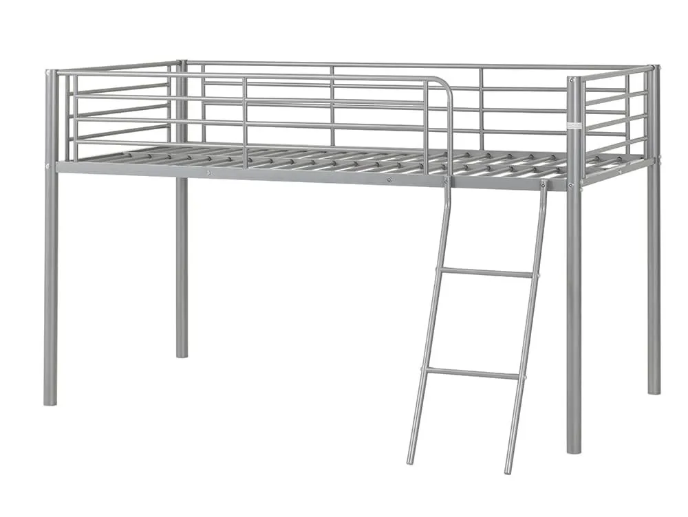 Seconique Seconique Kora Silver Metal Mid Sleeper Bed Frame