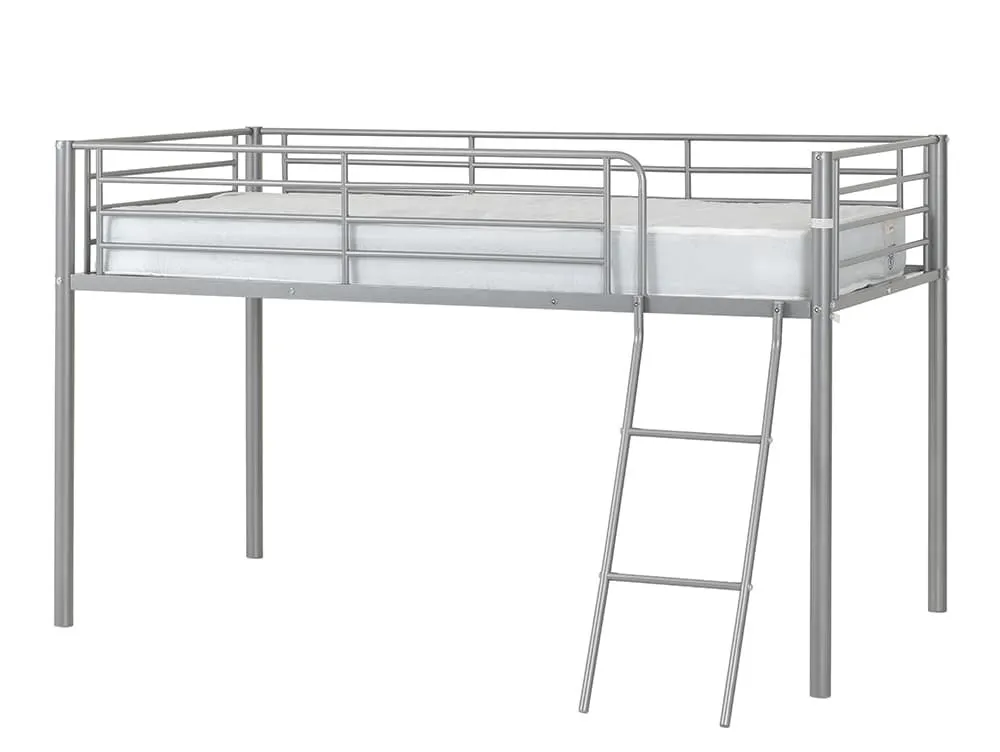 Seconique Seconique Kora Silver Metal Mid Sleeper Bed Frame