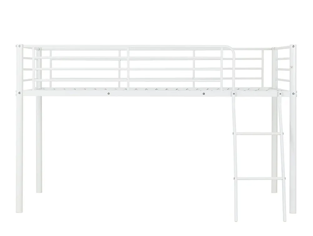 Seconique Seconique Kora White Metal Mid Sleeper Bed Frame