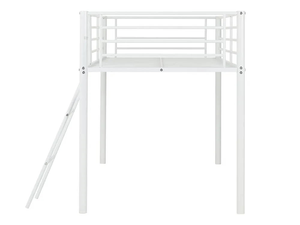 Seconique Seconique Kora White Metal Mid Sleeper Bed Frame