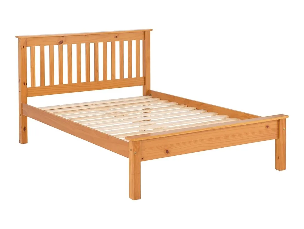 Seconique Seconique Monaco Antique Pine Wooden Bed Frame (Low Footend)