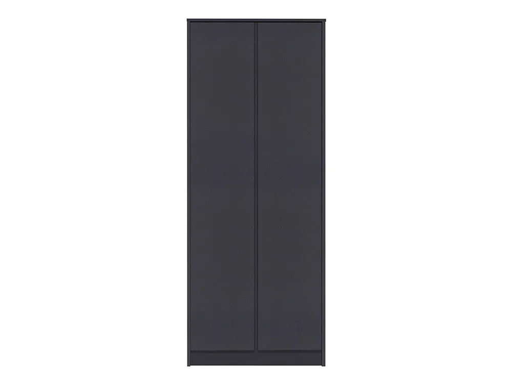 Seconique Seconique Malvern Grey 2 Door Double Wardrobe