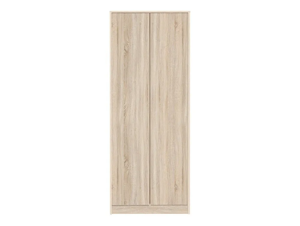 Seconique Seconique Malvern Sonoma Oak 2 Door Double Wardrobe