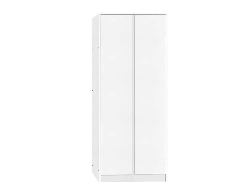 Seconique Seconique Malvern White 2 Door Double Wardrobe