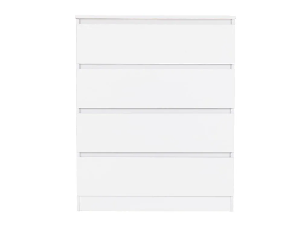 Seconique Seconique Malvern White 4 Drawer Chest of Drawers