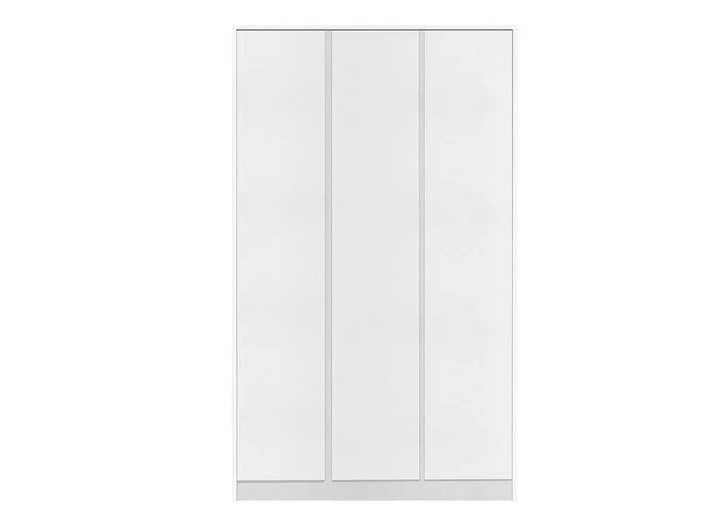 Seconique Seconique Malvern White 3 Door Triple Wardrobe