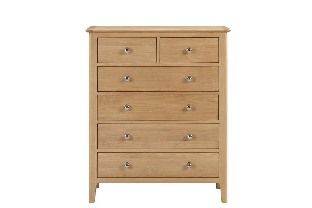 Julian Bowen Julian Bowen Cotswold Oak 4+2 Chest of Drawers