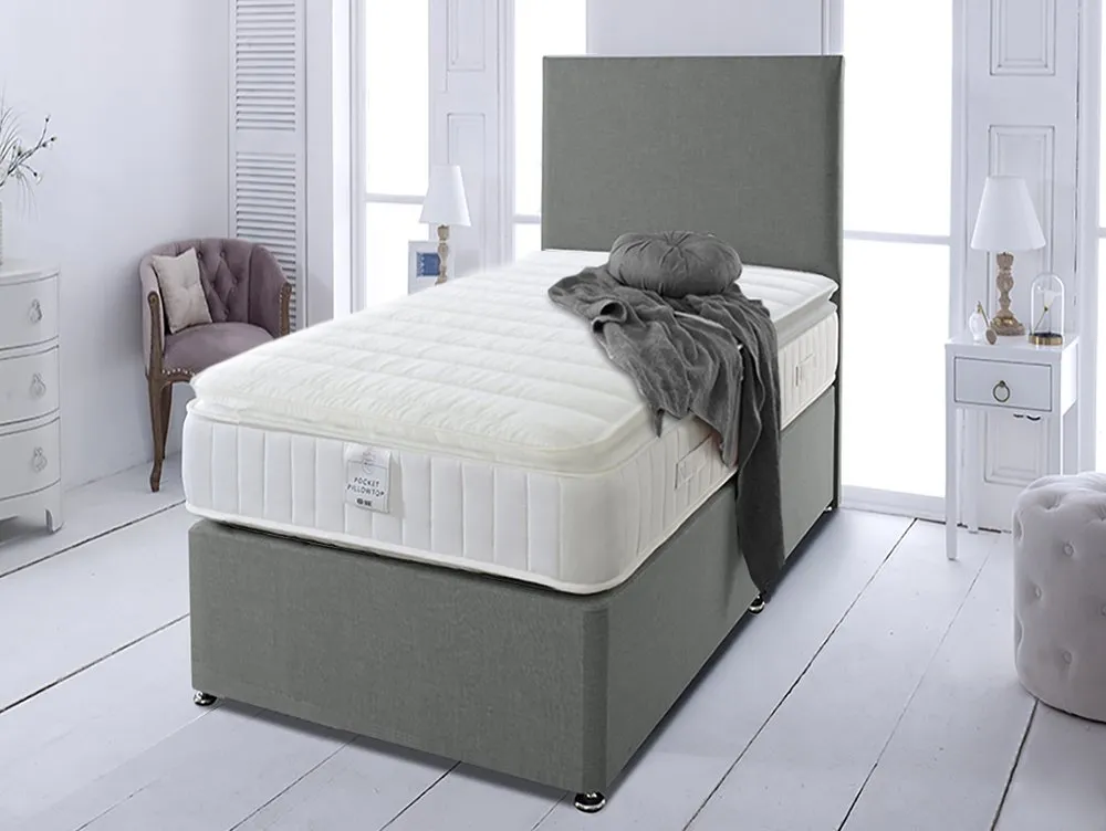 Shire Shire Essentials Pocket 1000 Memory Pillowtop Divan Bed