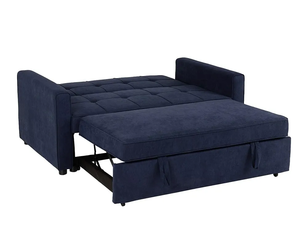 Seconique Seconique Astoria Navy Blue Fabric Sofa Bed