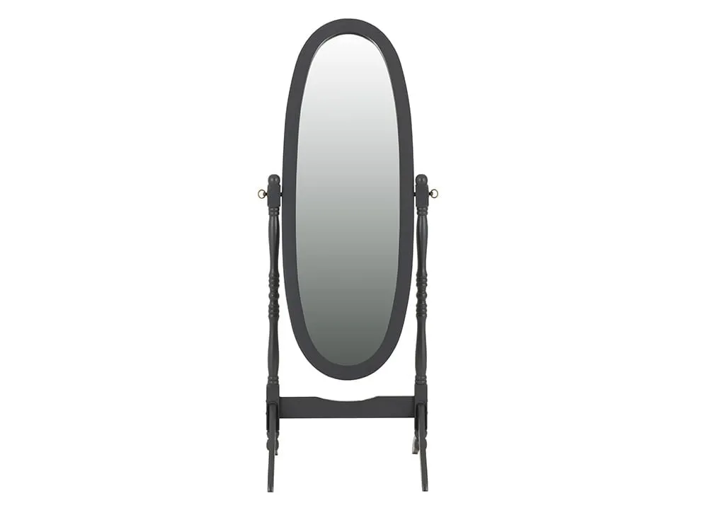 Seconique Seconique Contessa Grey Wooden Cheval Mirror