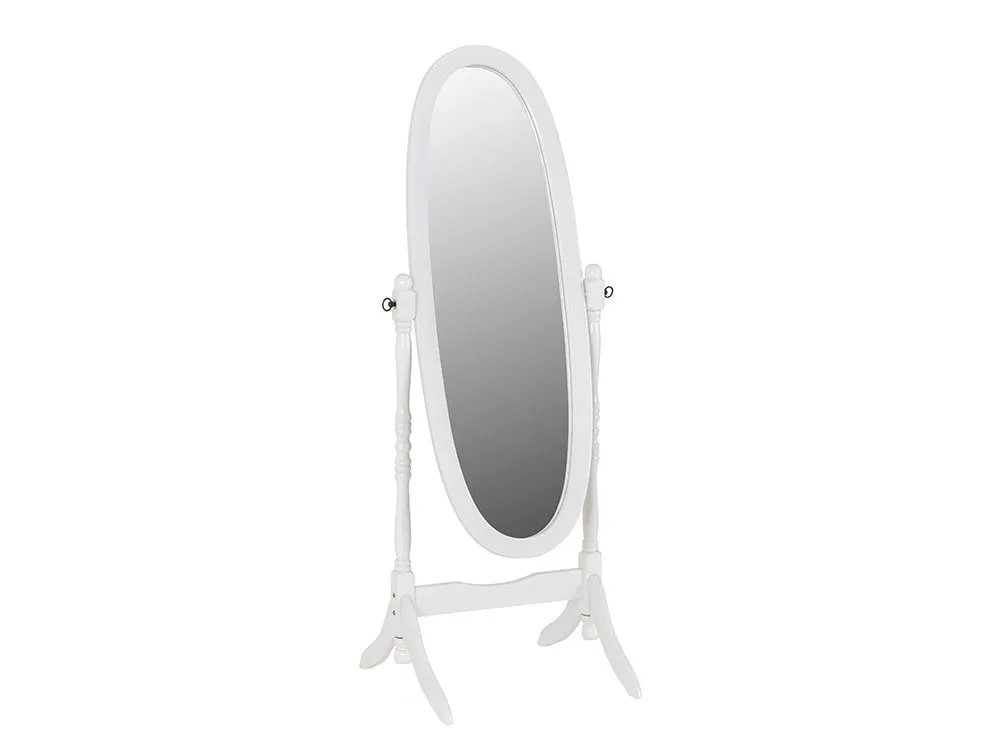 Seconique Seconique Contessa White Wooden Cheval Mirror