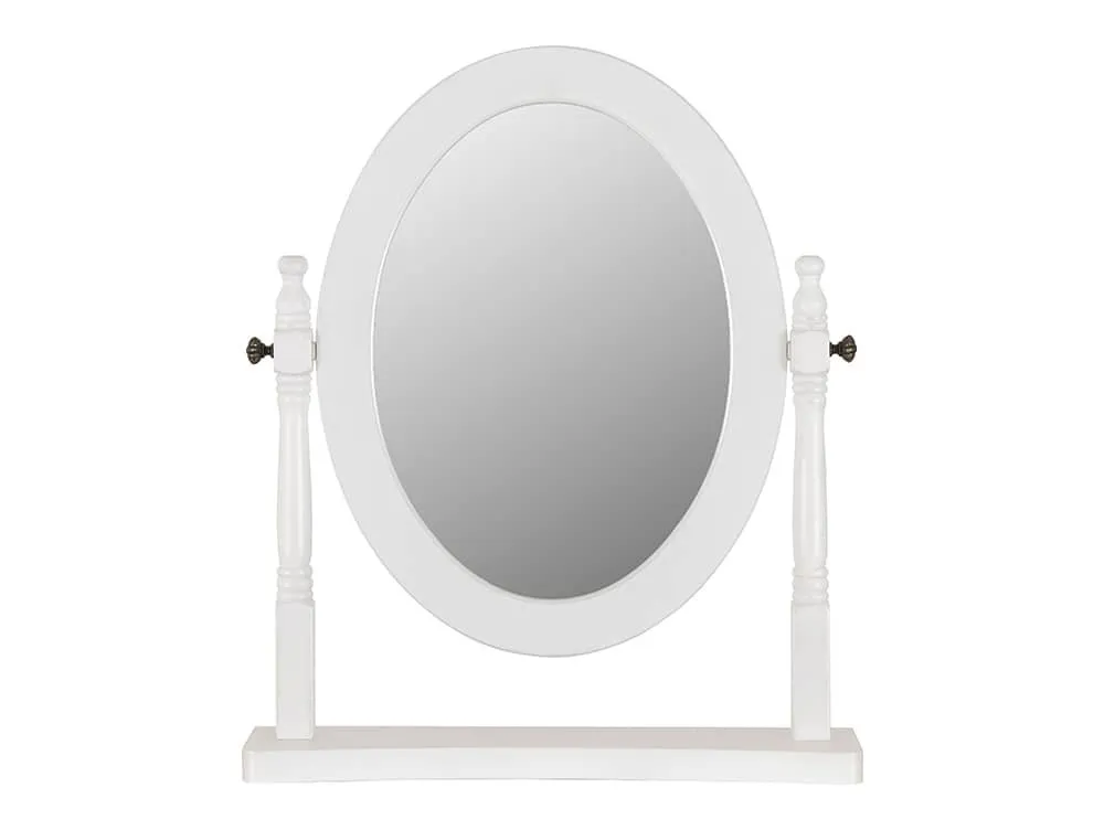 Seconique Seconique Contessa White Wooden Dressing Table Mirror