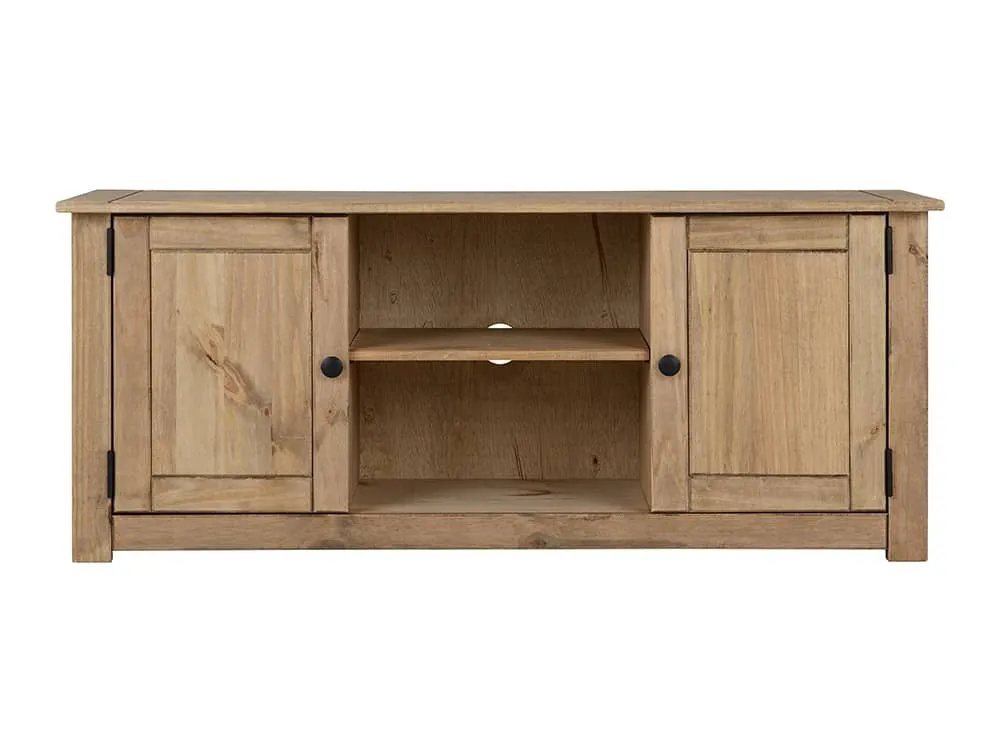 Seconique Seconique Panama Waxed Pine 2 Door TV Cabinet