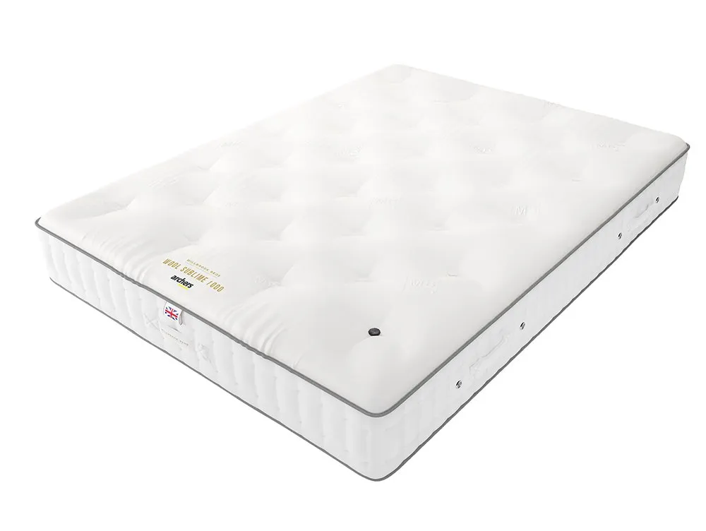 Millbrook Millbrook Wool Sublime Ortho Pocket 1000 4ft Small Double Divan Bed