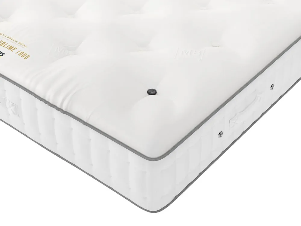 Millbrook Millbrook Wool Sublime Ortho Pocket 1000 5ft King Size Divan Bed