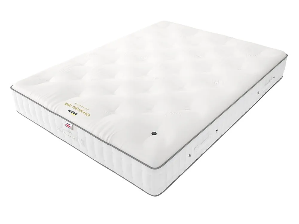 Millbrook Millbrook Wool Sublime Pocket 4000 4ft Small Double Divan Bed