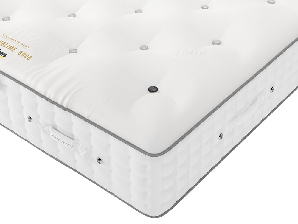 Millbrook Millbrook Wool Sublime Soft Pocket 8000 4ft6 Double Divan Bed