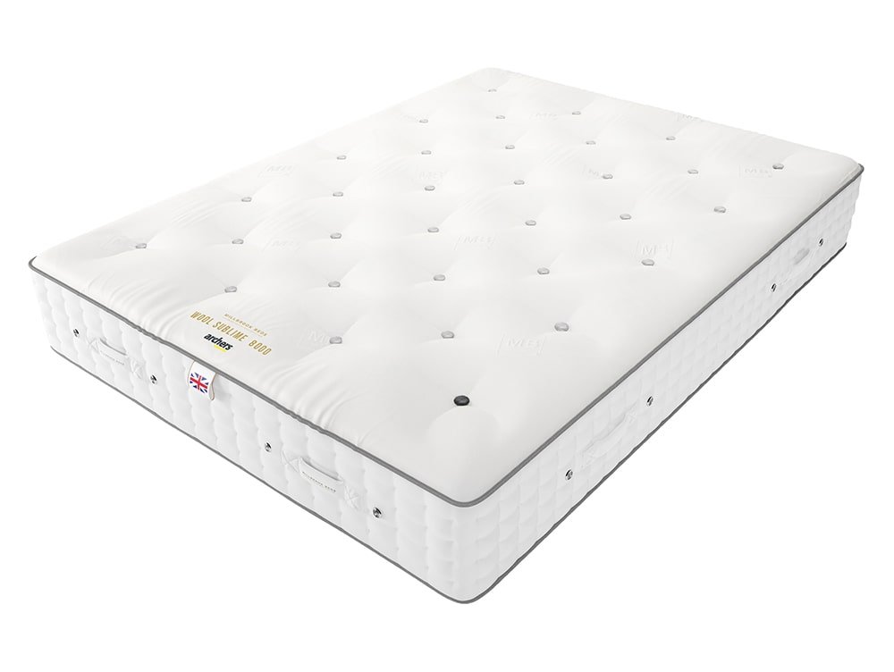 Millbrook Millbrook Wool Sublime Soft Pocket 8000 4ft6 Double Divan Bed