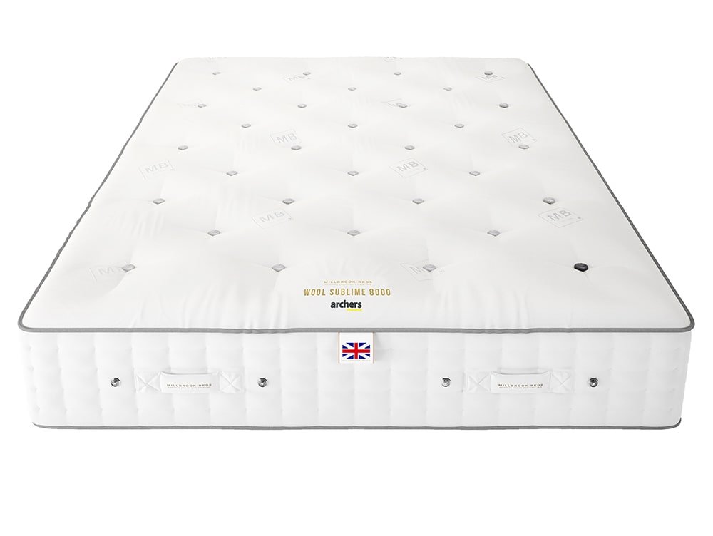 Millbrook Millbrook Wool Sublime Soft Pocket 8000 4ft6 Double Divan Bed