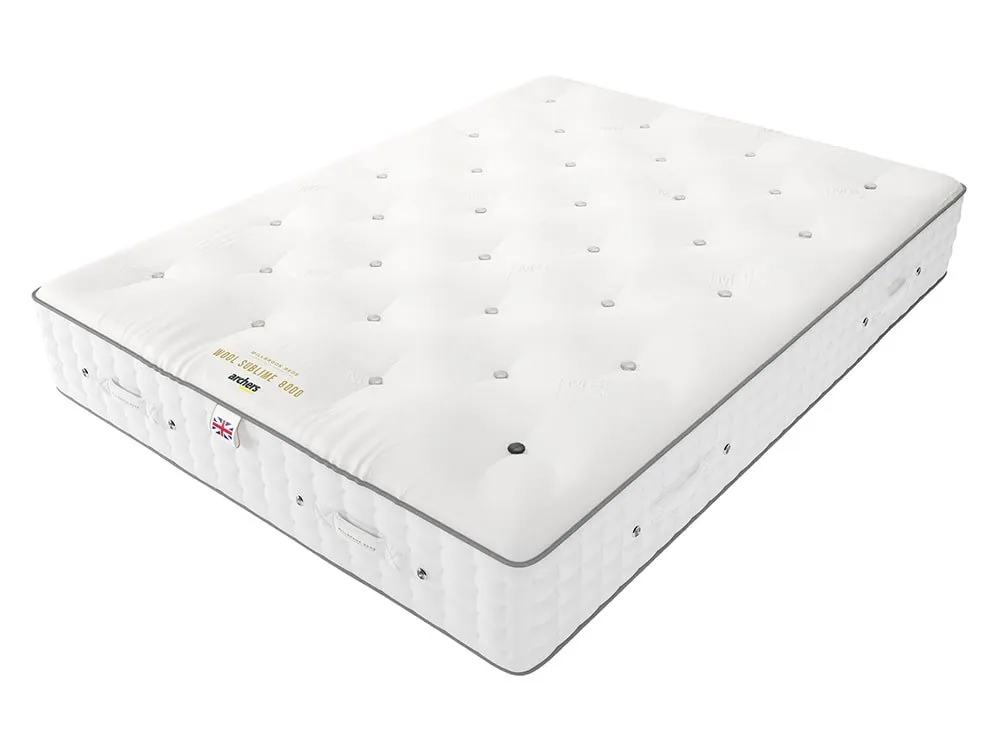 Millbrook Millbrook Wool Sublime Soft Pocket 8000 Divan Bed