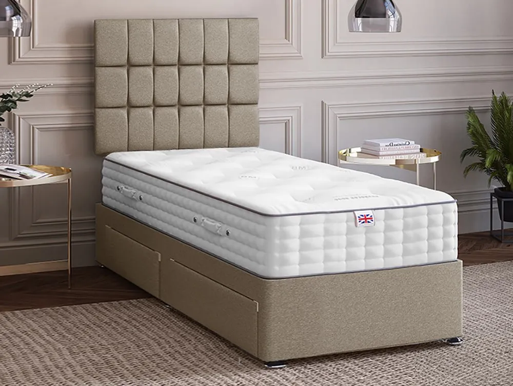 Millbrook Millbrook Wool Sublime Medium Pocket 8000 3ft Single Divan Bed