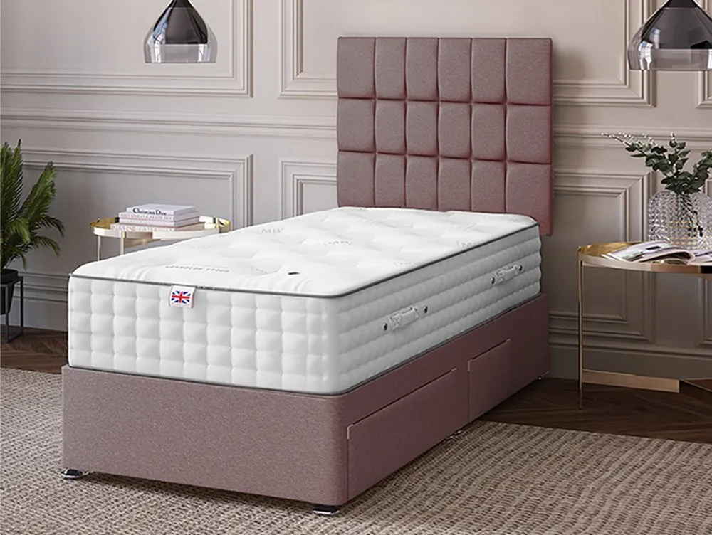 Millbrook Millbrook Wool Sublime Soft Pocket 11000 2ft6 Small Single Divan Bed